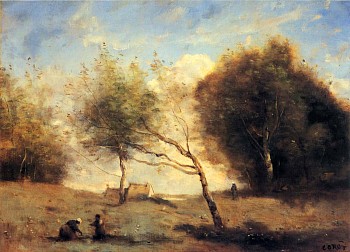 Jean Baptiste Camille Corot - Test Serie: Les Prés de la Petite Ferme